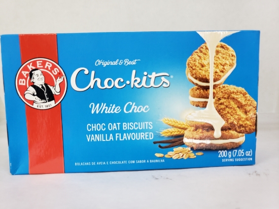 Picture of Bakers White Choc-kits 200g